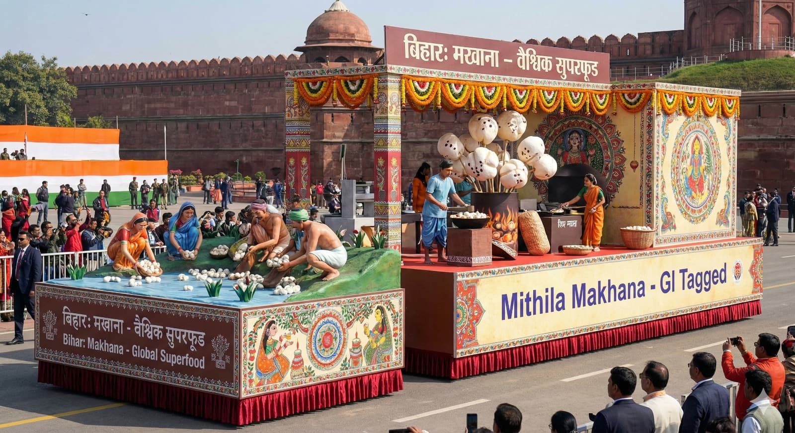 Bharat Parv 2026: बिहार के 'मखाना' की धूम, वैश्विक मंच पर पहचान