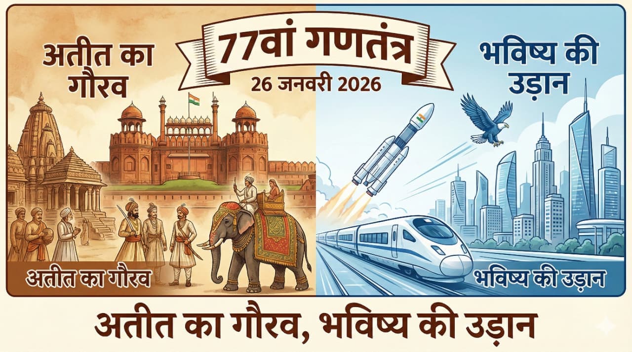 77वां गणतंत्र: अतीत का गौरव, भविष्य की उड़ान | Republic Day
