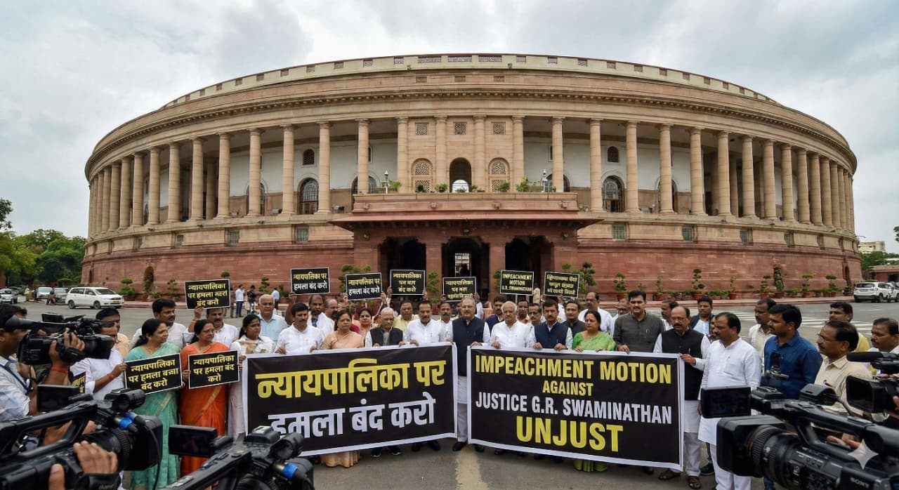 संपादकीय: न्यायपालिका पर 'राजनीतिक प्रहार': जस्टिस स्वामीनाथन के खिलाफ महाभियोग प्रस्ताव विपक्ष की हताशा का प्रतीक