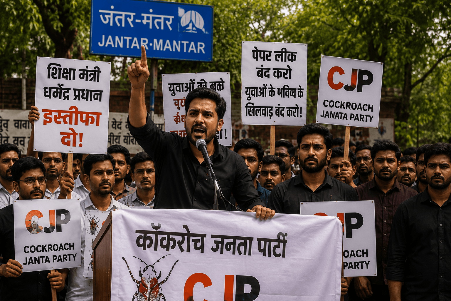 CJP Protest Jantar Mantar