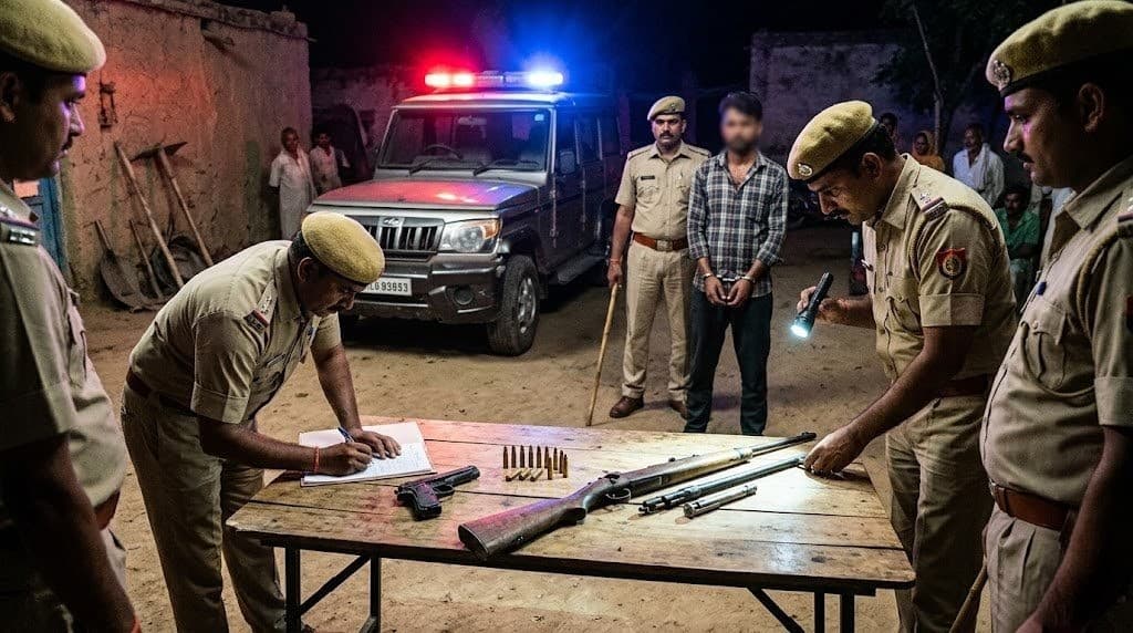 Vaishali Arms Arrest