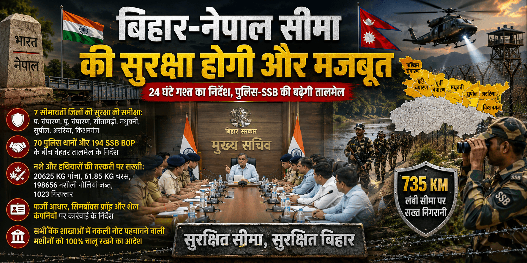 Bihar Nepal border security
