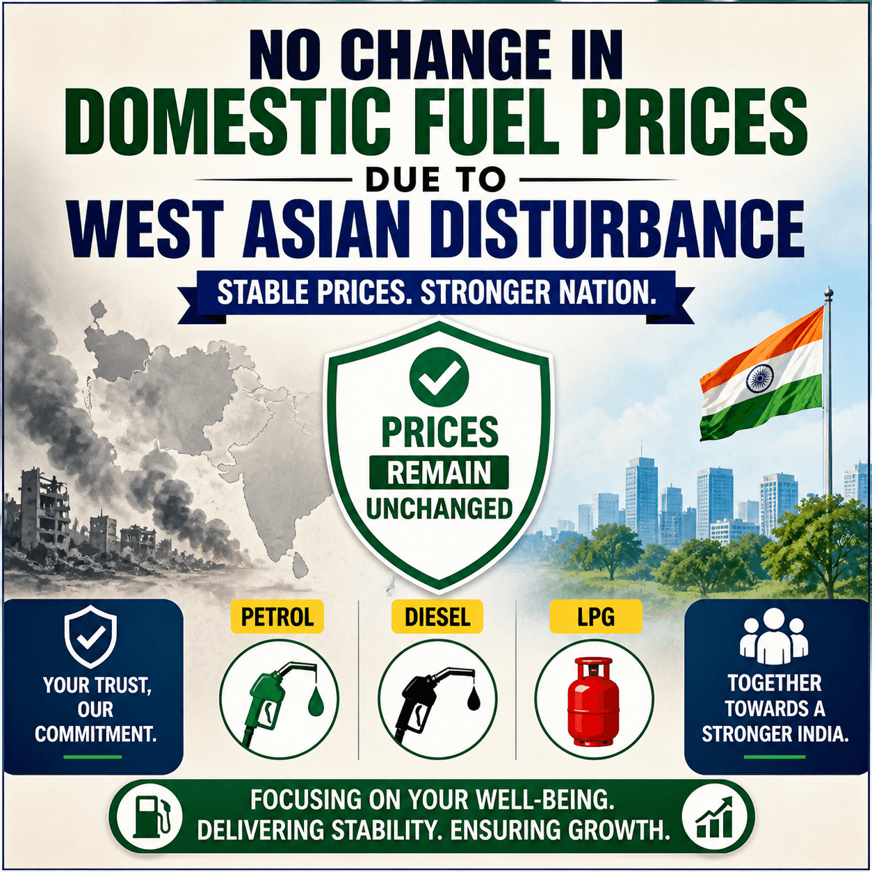 fuel prices unchanged