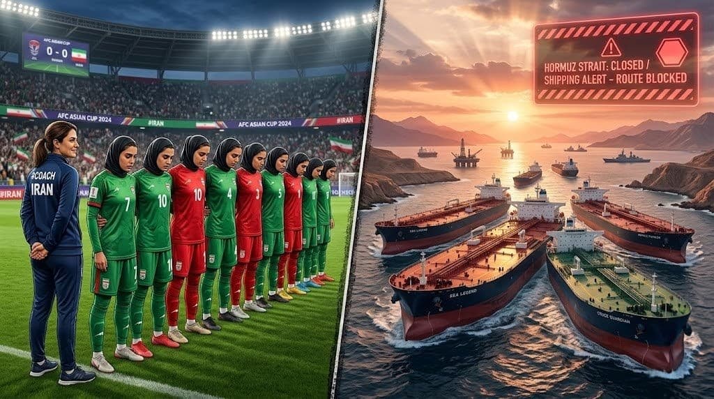 Iran Protest Strait of Hormuz