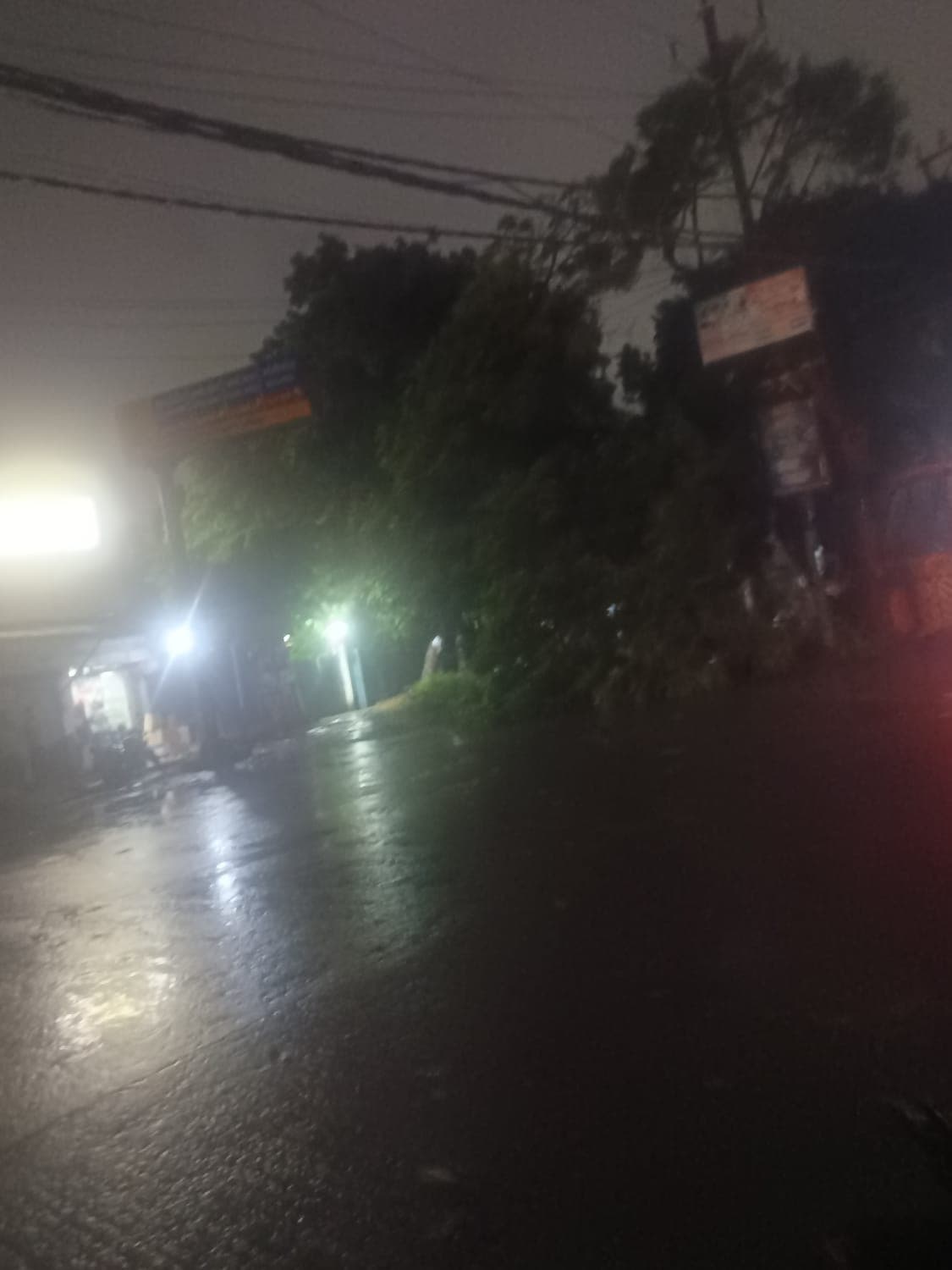 Muzaffarpur cyclone storm damage
