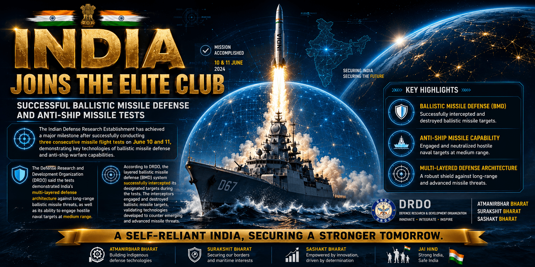 DRDO missile test India