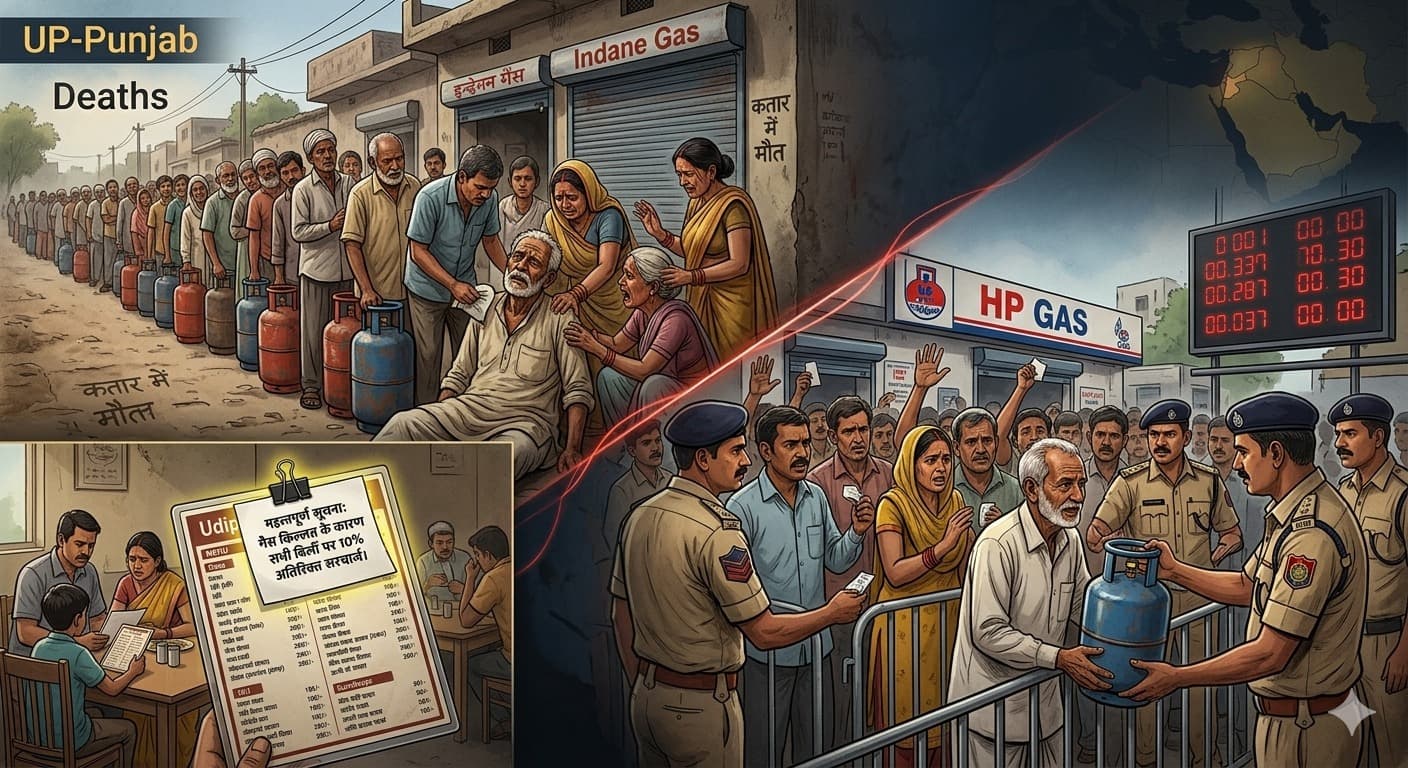 LPG Cylinder Crisis India